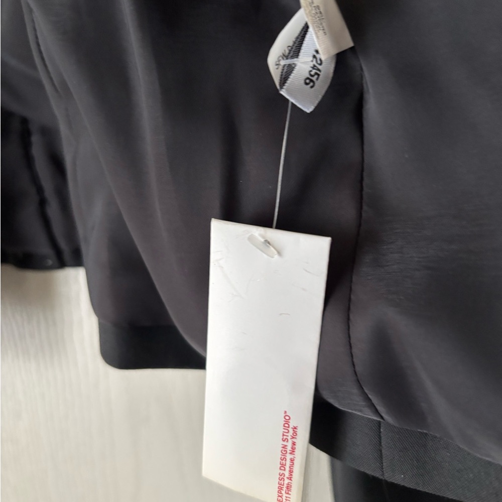 NWT Brand New Express Women's Black Double-Breasted Blazers Size 12 - Picture 10 of 11